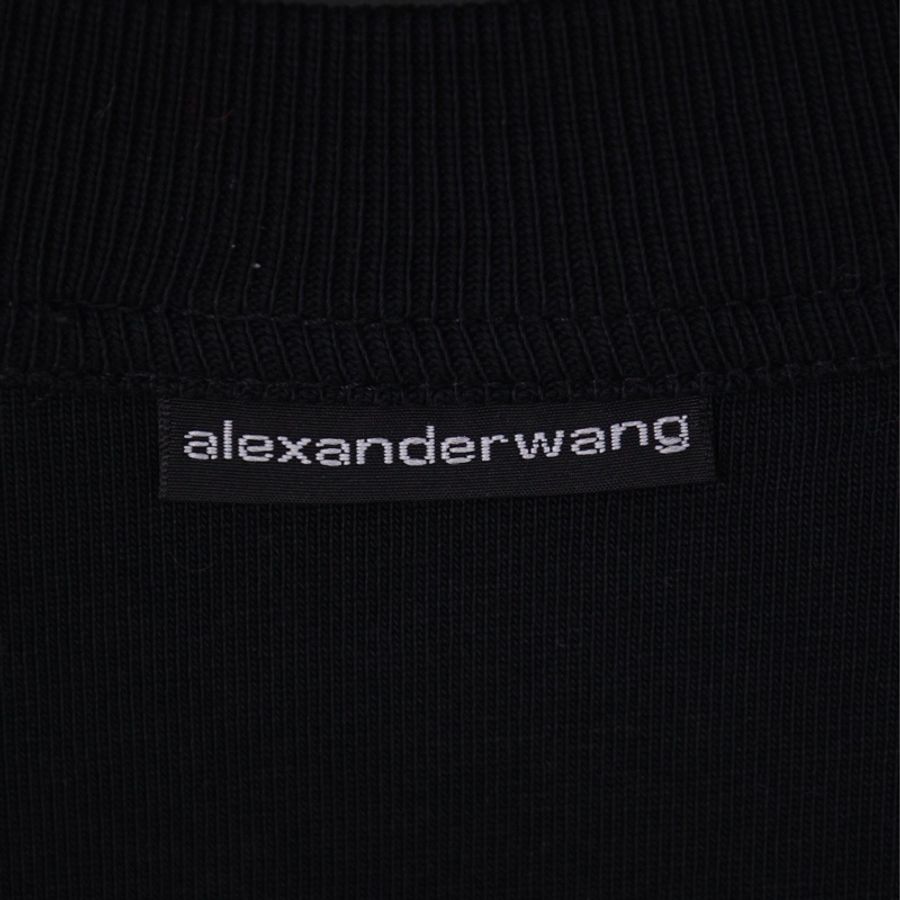 Alexander Wang黑色字母国旗短袖上衣-24