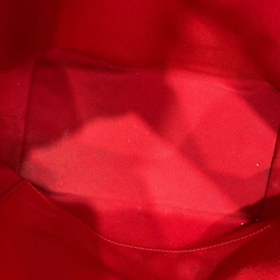 路易威登/Louis Vuitton Tournelle 紅拼老花笑臉托特包-9