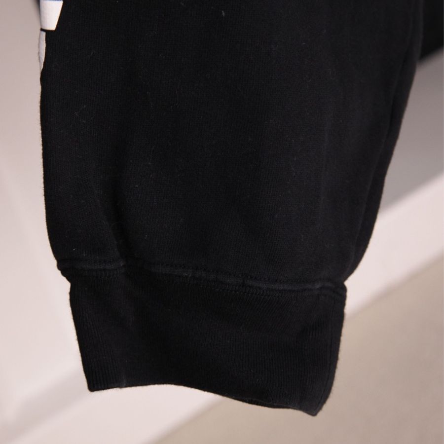 Balenciaga x PS5联名黑色加绒连帽套头卫衣外套-22