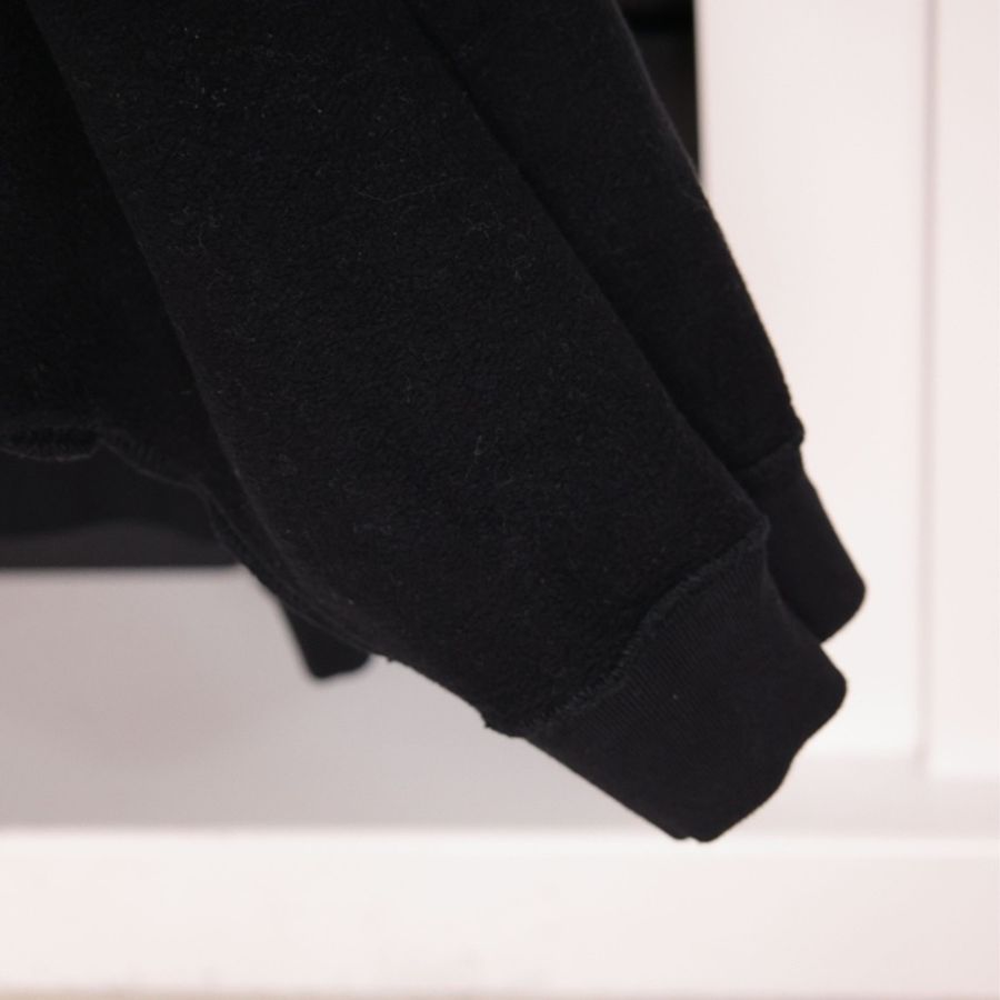 Balenciaga x PS5联名黑色加绒连帽套头卫衣外套-29