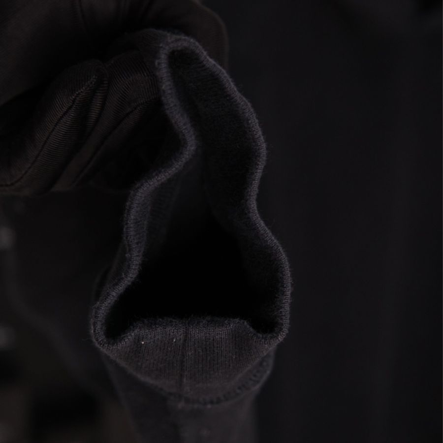 Balenciaga x PS5联名黑色加绒连帽套头卫衣外套-32
