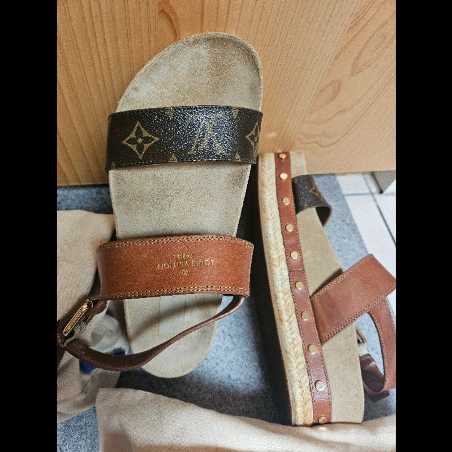 Louis Vuitton(LV)厚底涼鞋-1