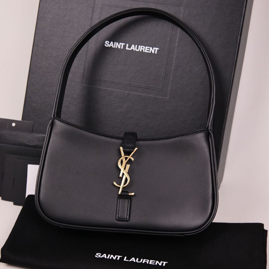 YSL 黑金mini hobo腋下包单肩包-0