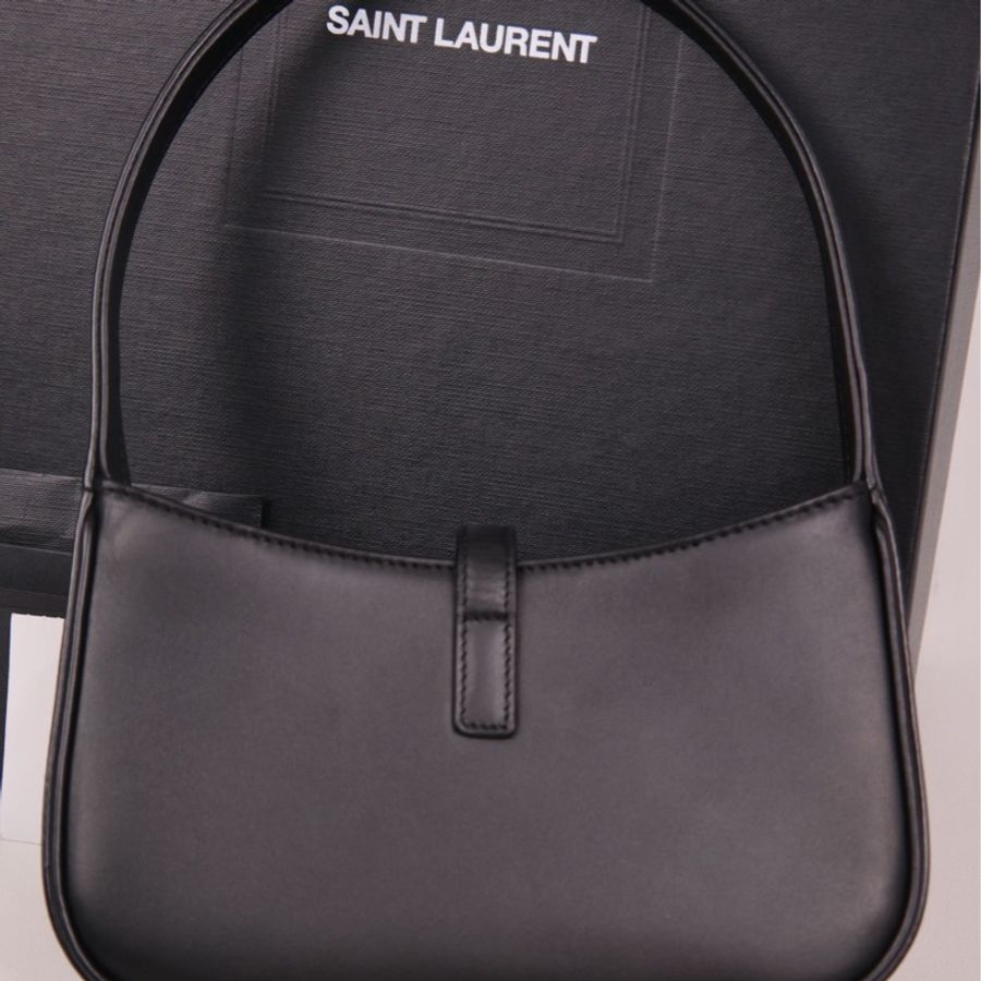 YSL 黑金mini hobo腋下包单肩包-6