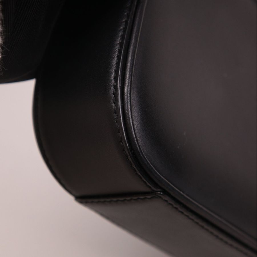 YSL 黑金mini hobo腋下包单肩包-11