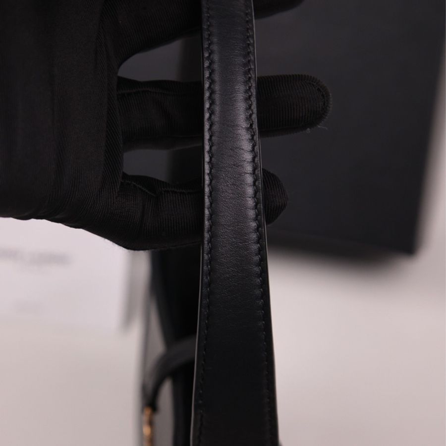 YSL 黑金mini hobo腋下包单肩包-25