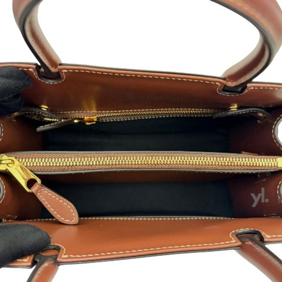 Y2065-BURBERRY Check Title格紋手提斜背包80252671-7
