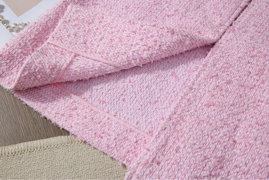 Chanel 粉紅色Tweed-5