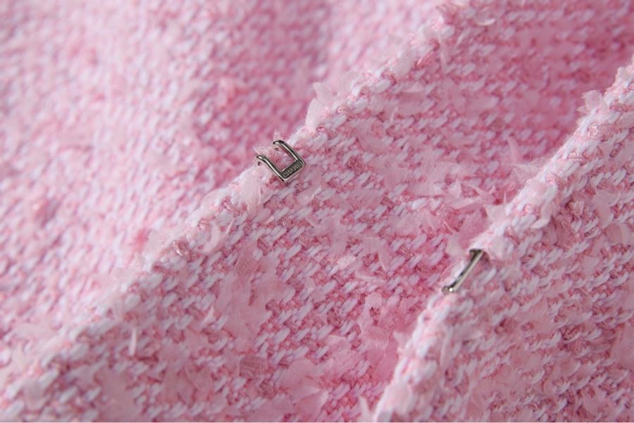 Chanel 粉紅色Tweed-6