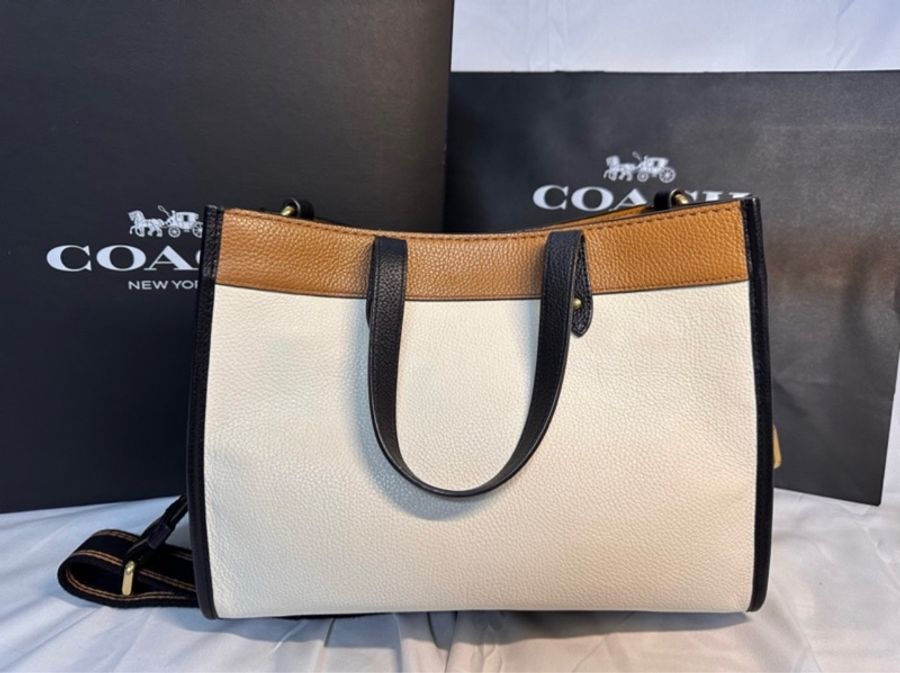 Coach 托特真皮包-1