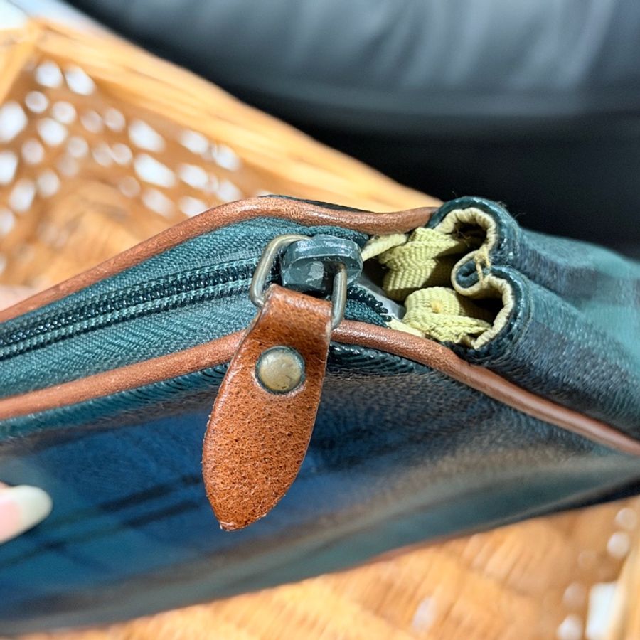 Polo • 拉夫勞倫經典格紋老花手拿包-6