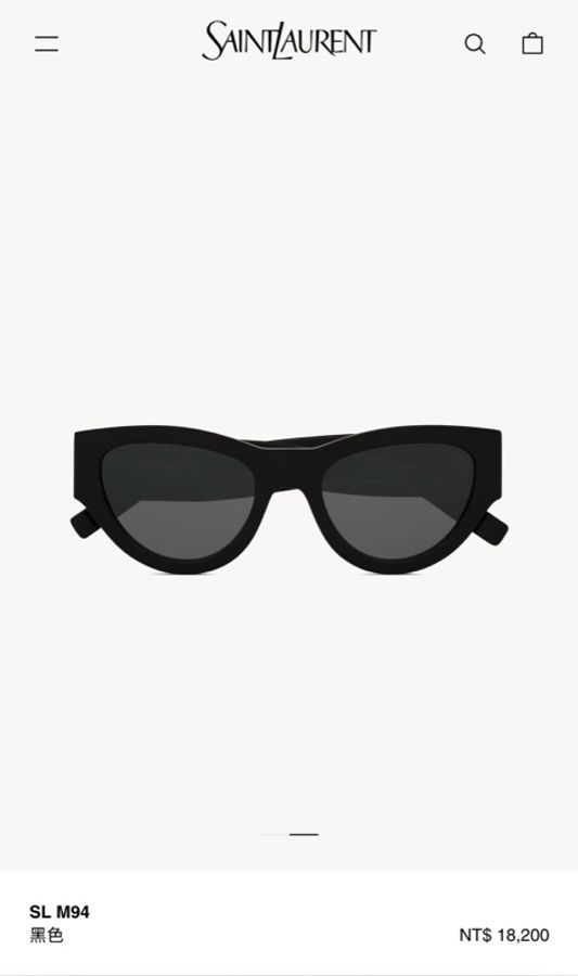 YSL SL M94黑框 太陽眼鏡-4