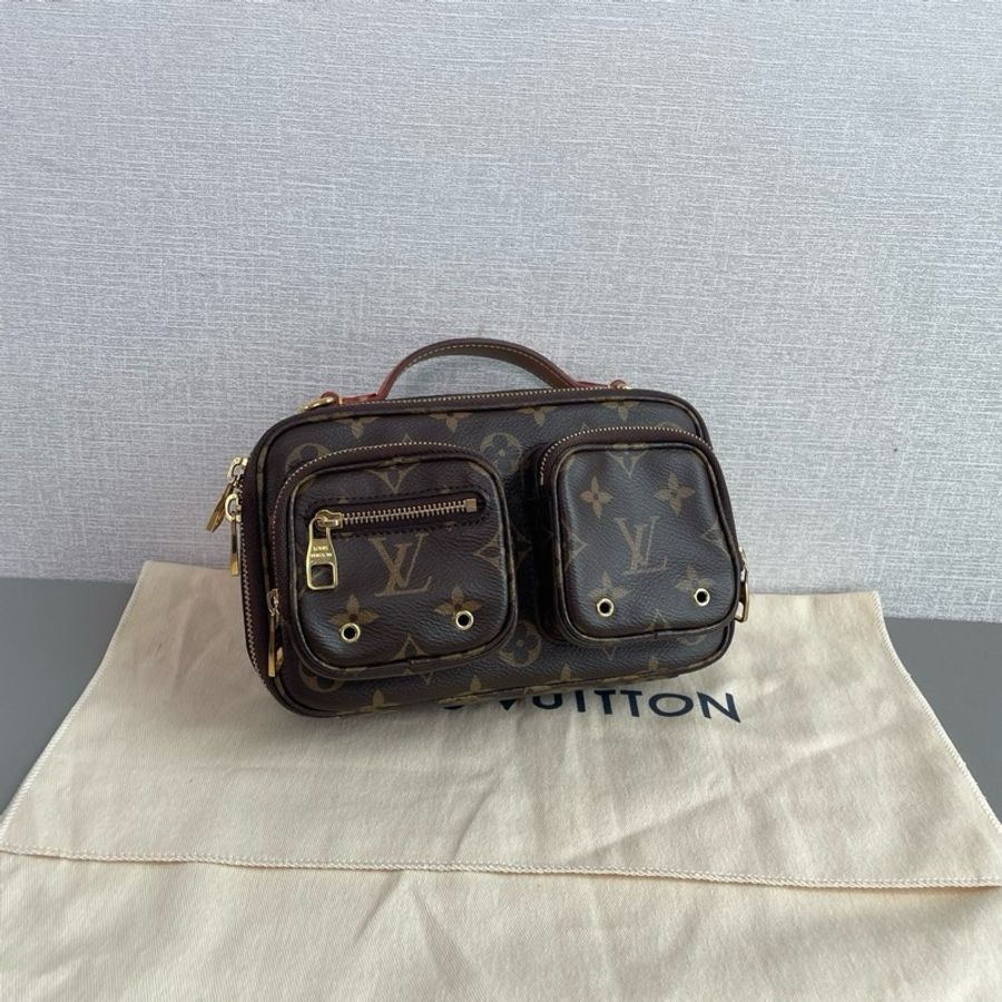 LV路易威登👑 Utility Crossbody炸藥包 98新 芯片款💕-3