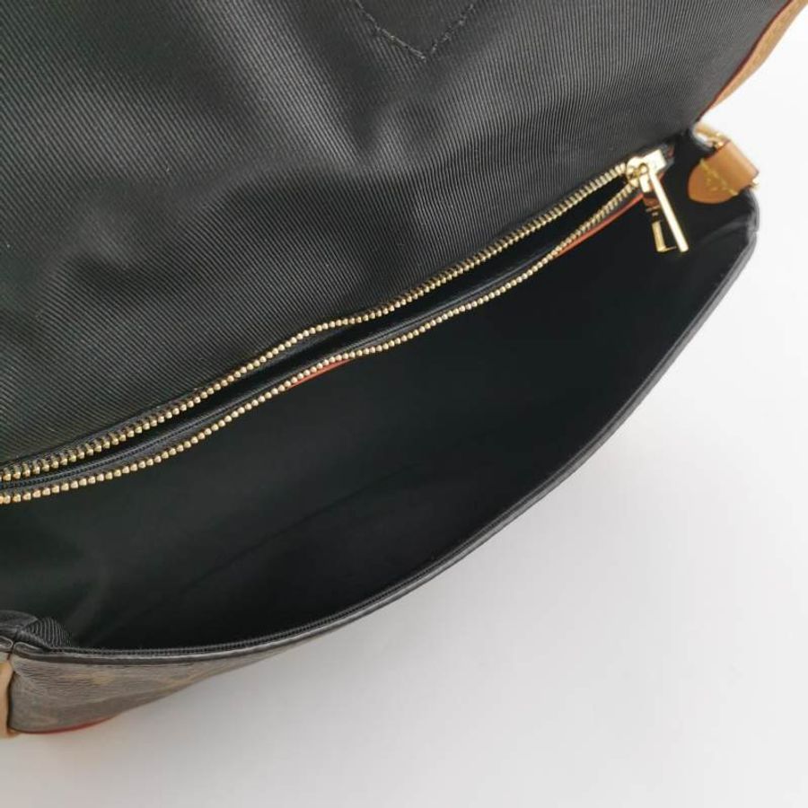 Louis Vuitton (LV) Diane植鞣革Monogram印花斜背包單肩包晶片款-6