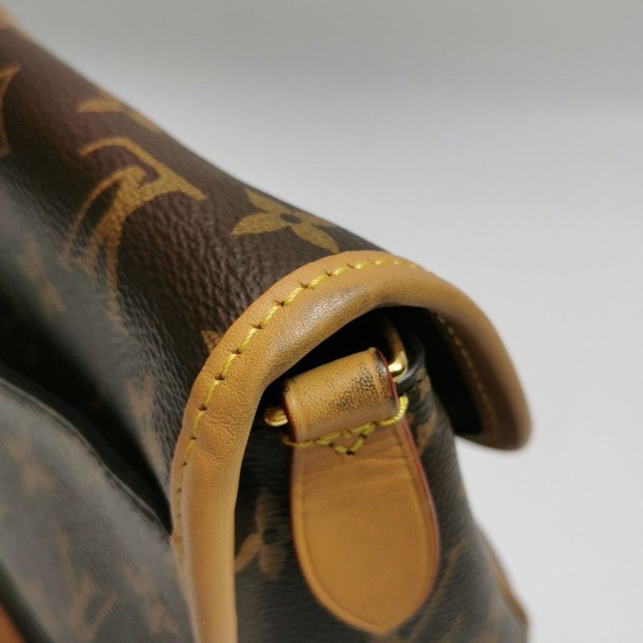 Louis Vuitton (LV) Diane植鞣革Monogram印花斜背包單肩包晶片款-25