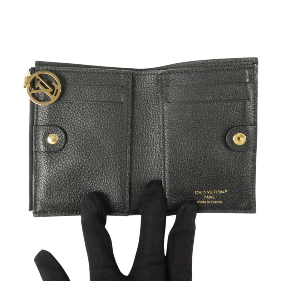 LOUIS VUITTON Monogram Empreinte Lisa金扣錢包-4