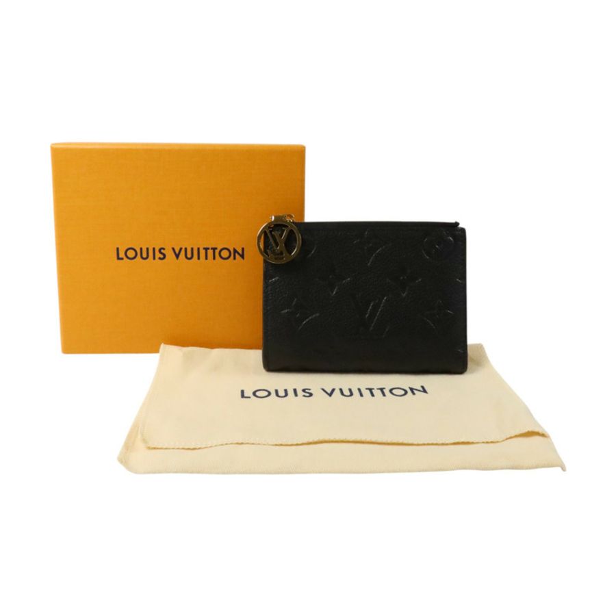 LOUIS VUITTON Monogram Empreinte Lisa金扣錢包-9