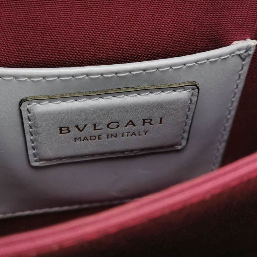 Bvlgari Serpenti Forever蛇頭包小號牛皮純色蛇頭斜背包單肩包-7
