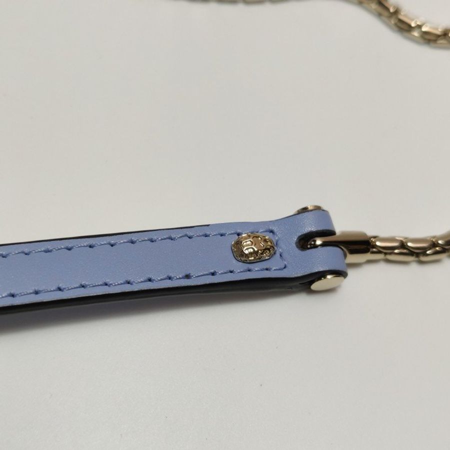 Bvlgari Serpenti Forever蛇頭包小號牛皮純色蛇頭斜背包單肩包-12