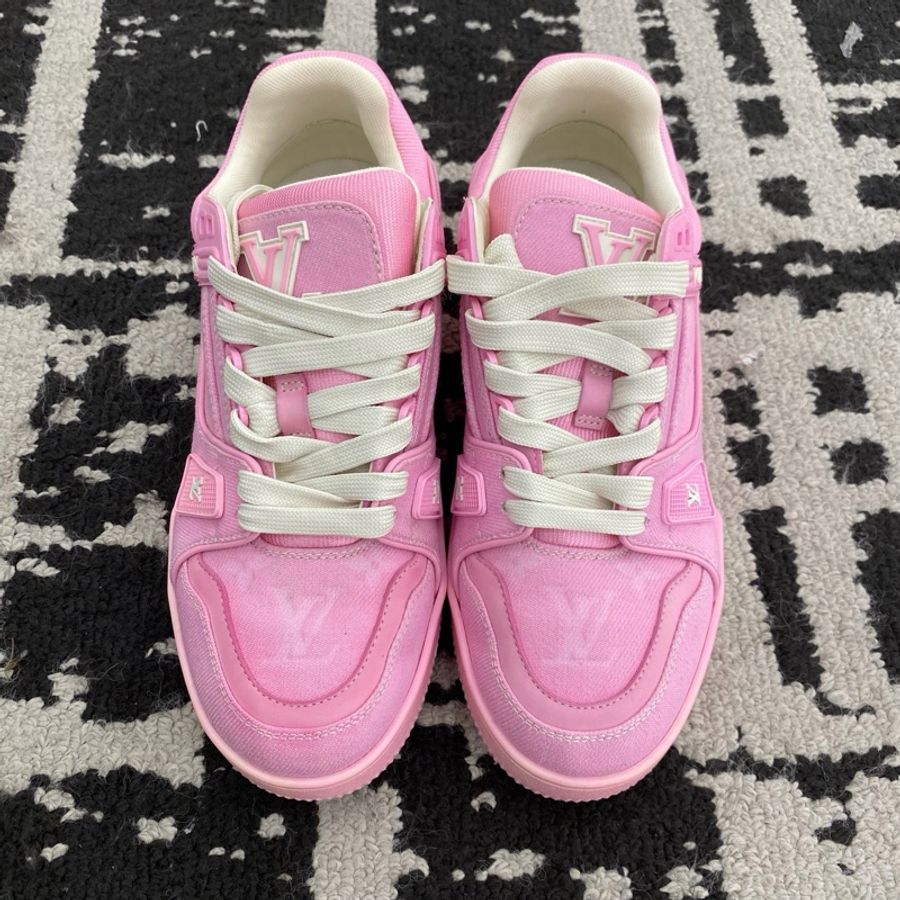 LV TRAINER 25款顏色 粉牛仔 37.5碼-2