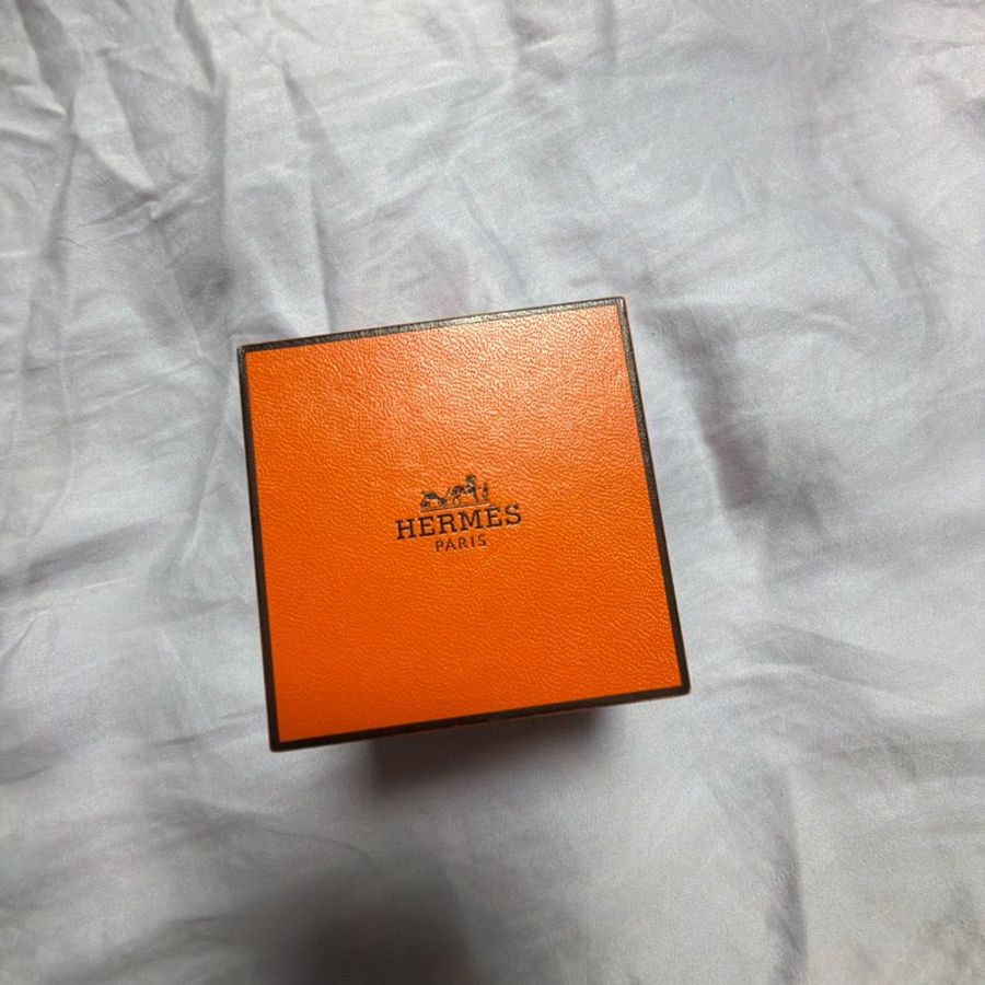 Hermes 豬鼻戒指 53號 925銀 Chaine D'Ancre Enchainee-1
