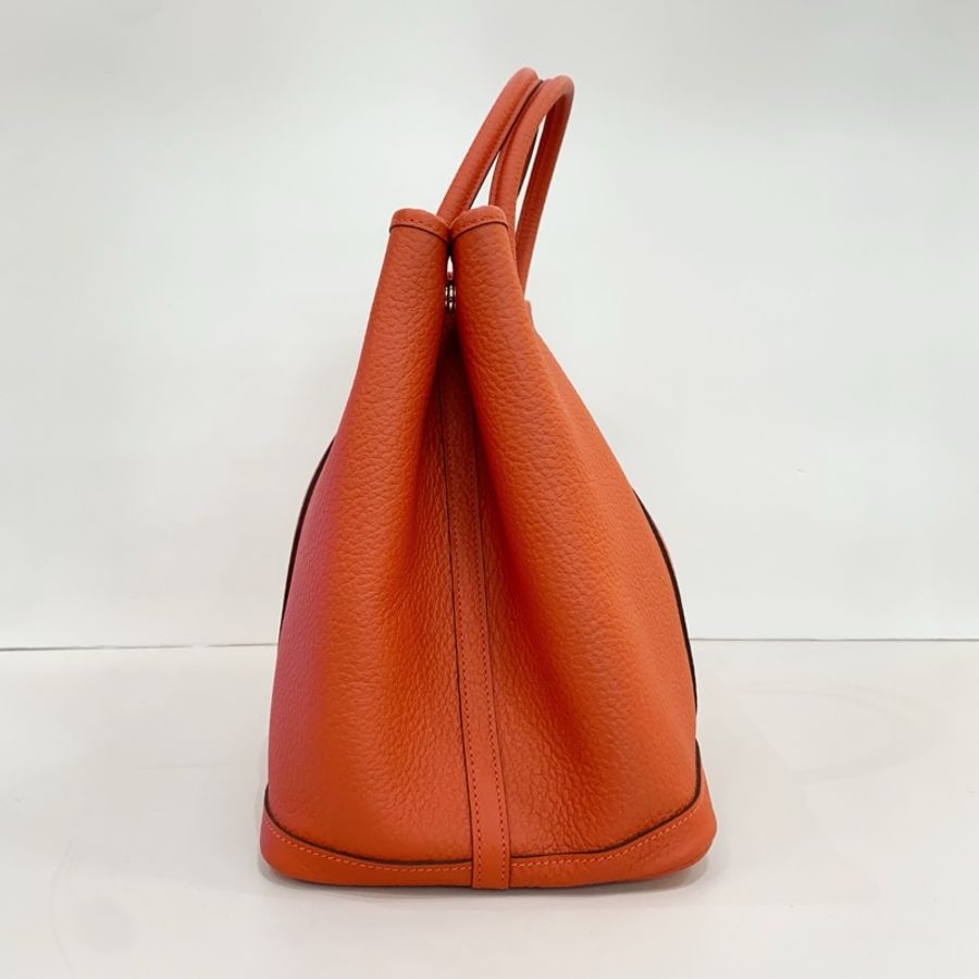 Hermes/愛馬仕garden橘色花園36手提包 尺寸36*18*26,C刻-12