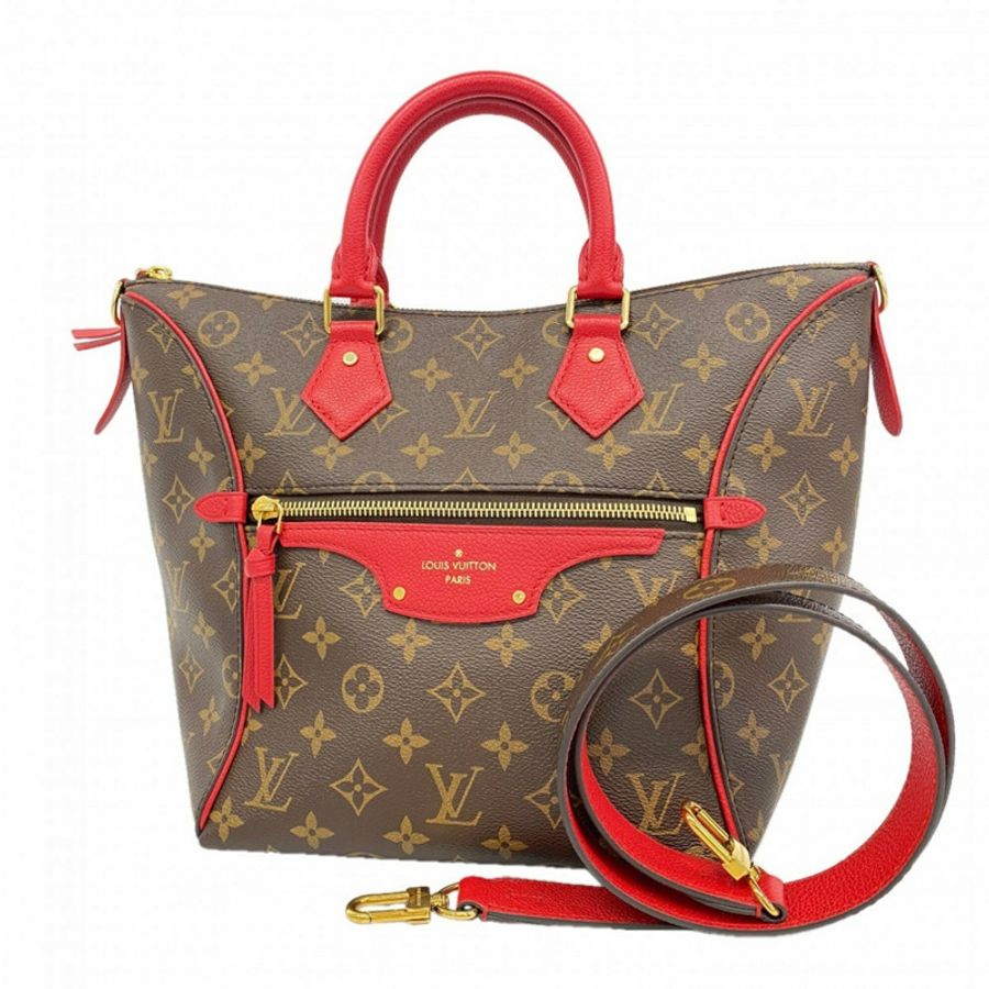 路易威登 Monogram Tournelle PM 手提包 M44027 棕色 Cerise 女士兩用包-0