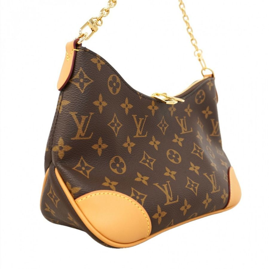 路易威登 Monogram Boulogne PM 手提包 M45832 棕色 女士兩用包-1