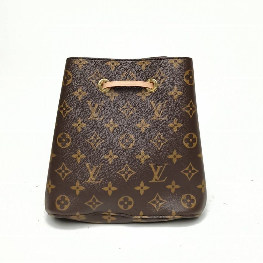 LOUIS VUITTON NÉONOÉ水桶包BB20老花PVC金扣晶片肩背包-2