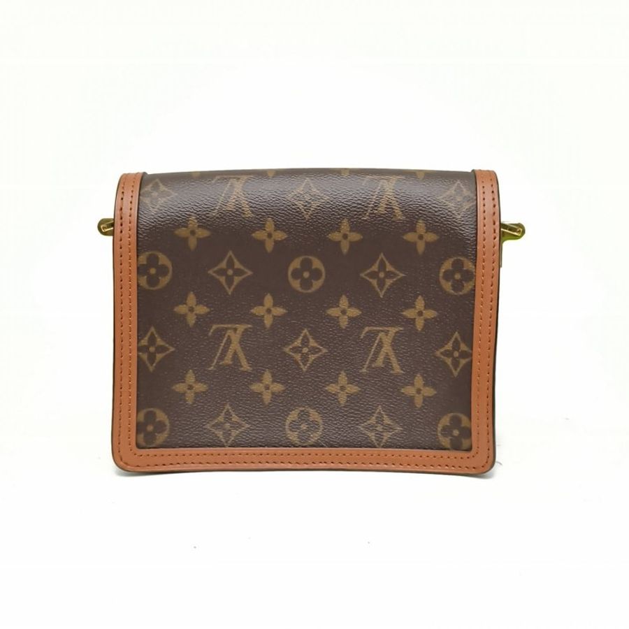 LOUIS VUITTON Dauphine達芙妮Mini20老花PVC晶片肩背包-2
