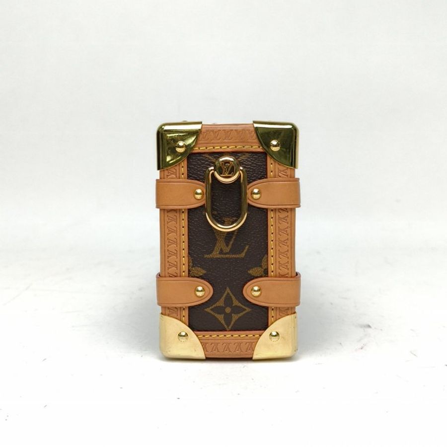 LOUIS VUITTON SideTrunk軟盒子包小號老花PVC晶片肩背包-1