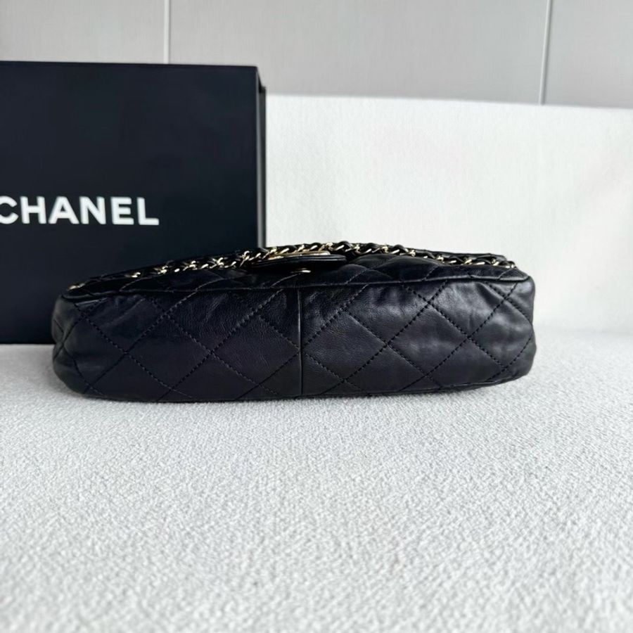 【威選精品】 🖤 CHANEL 黑金 CF 滾邊鏈條包 🖤-9