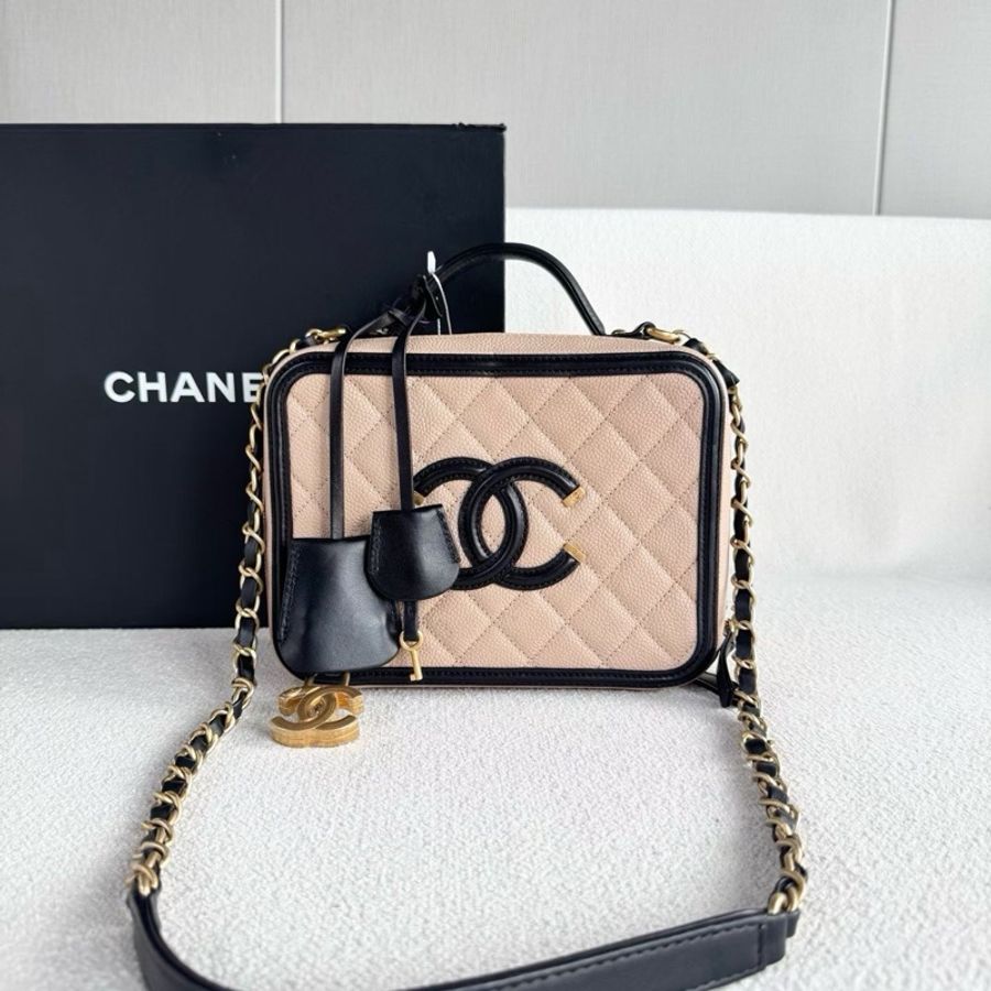 🤎 CHANEL Vanity Case 奶茶色相機包 🤎-3