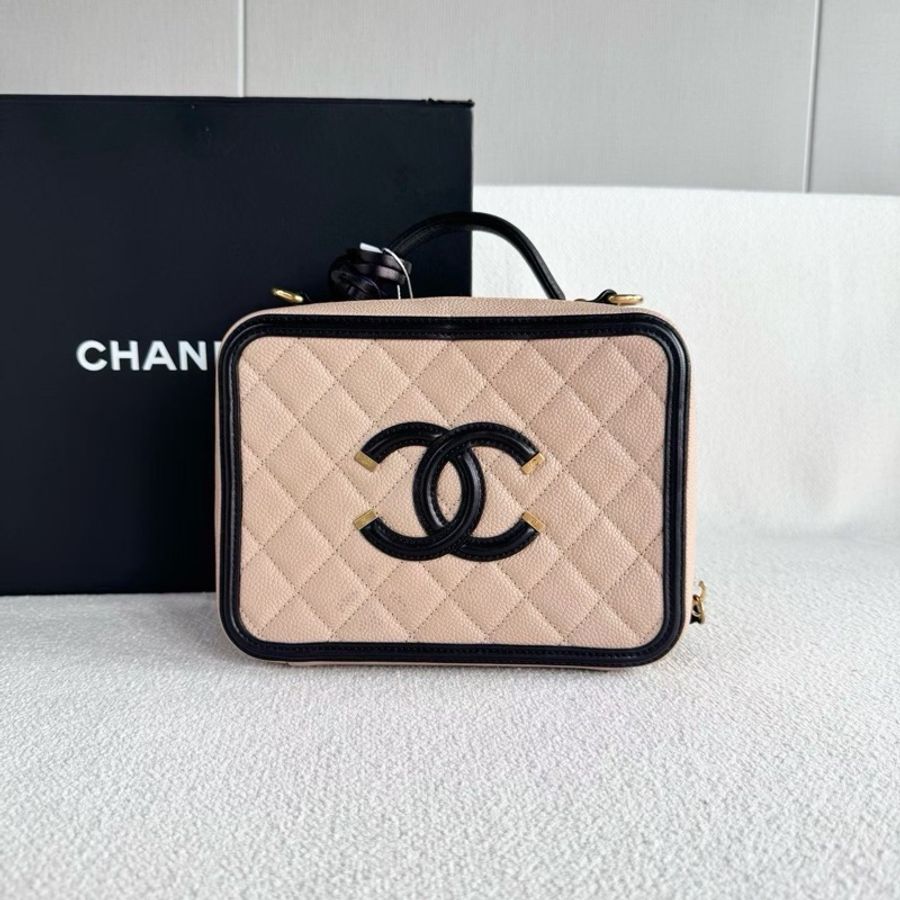 🤎 CHANEL Vanity Case 奶茶色相機包 🤎-7