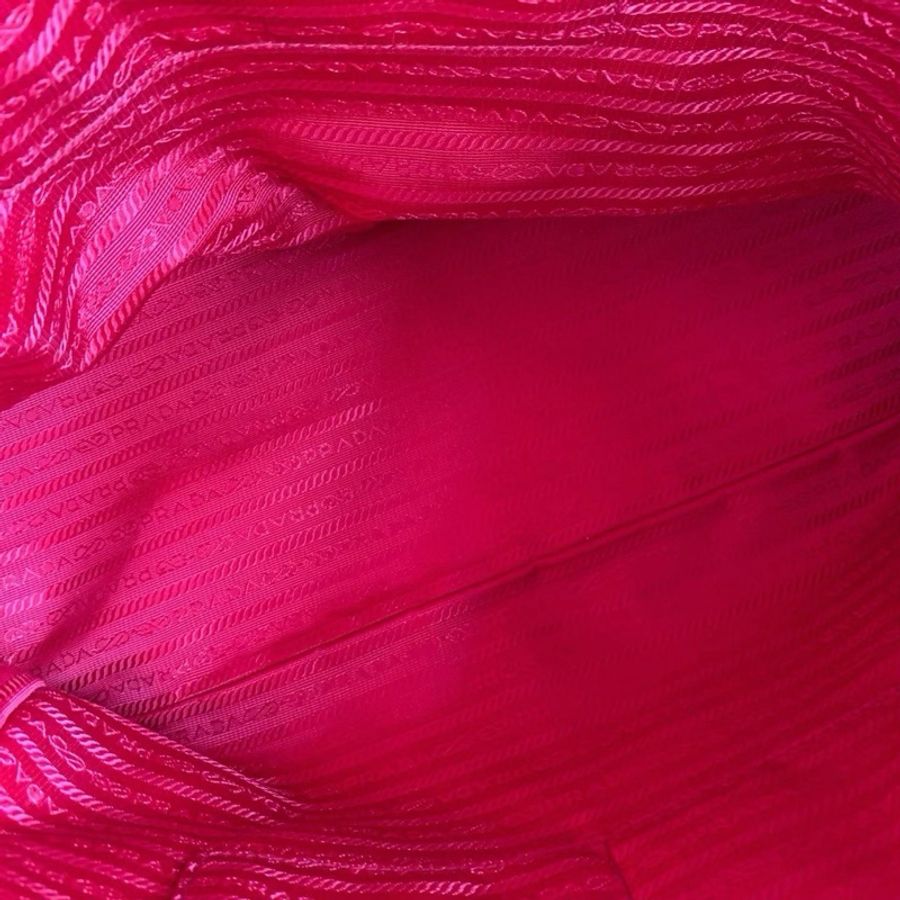 ❤️ PRADA 紅金牛皮手提斜背包 ❤️-11