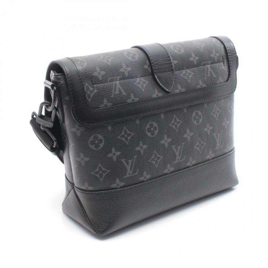 路易威登 Saumur 斜背包 M45911 Monogram Eclipse 二手男款-1
