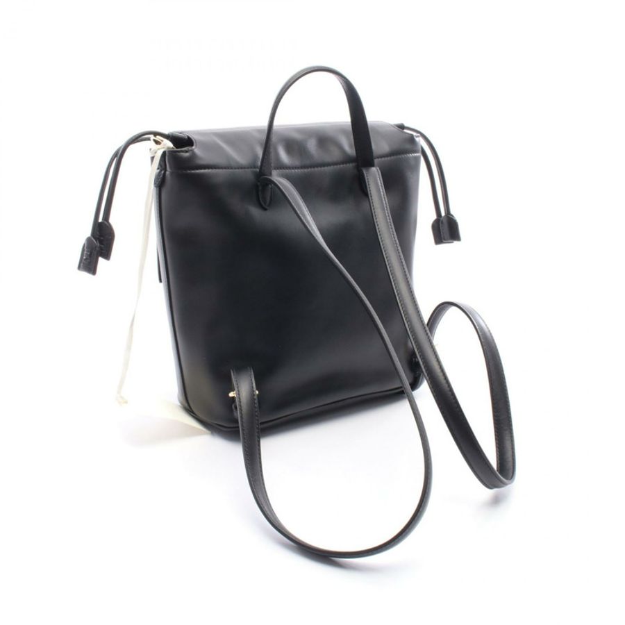FENDI 女士黑色真皮雙肩包 8BZ057AYJ1F0KUR 全新-1