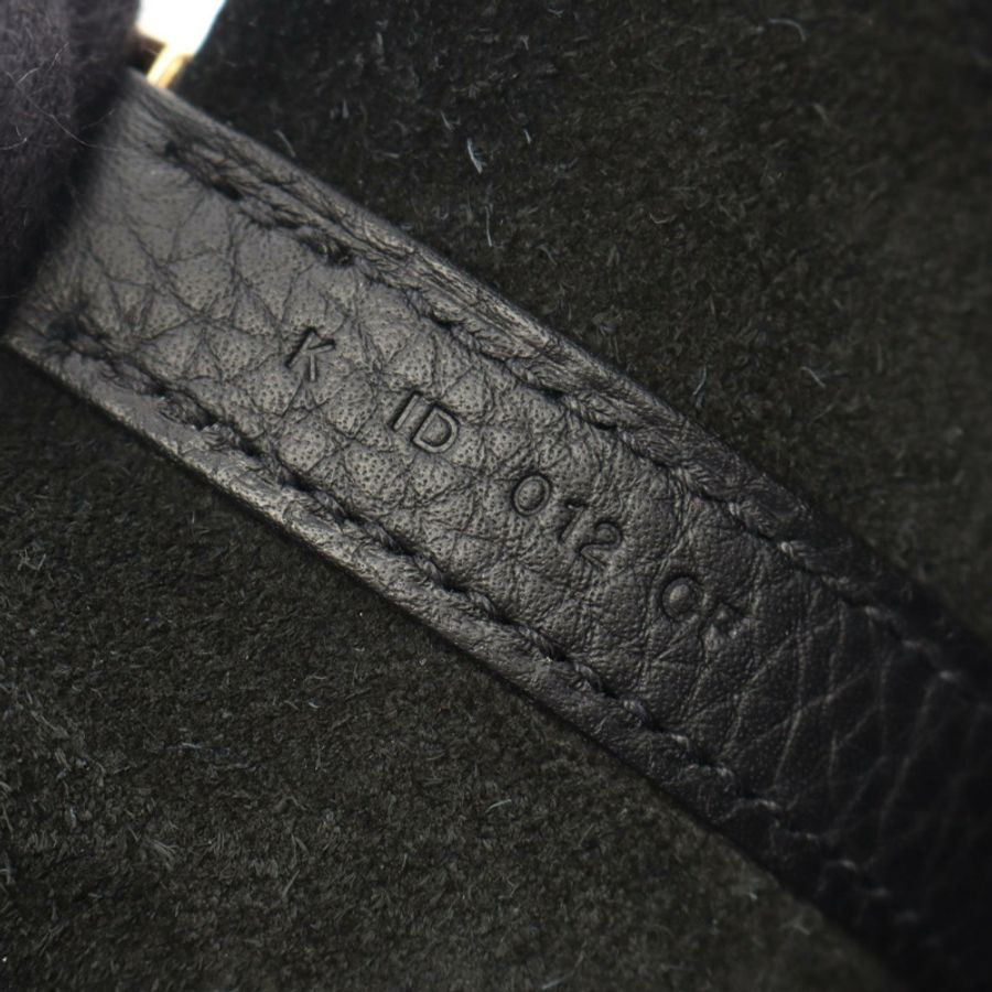 愛馬仕 Picotin Lock PM 托特水桶包 K Taurillon Clemence 黑色 二手 GHW-4