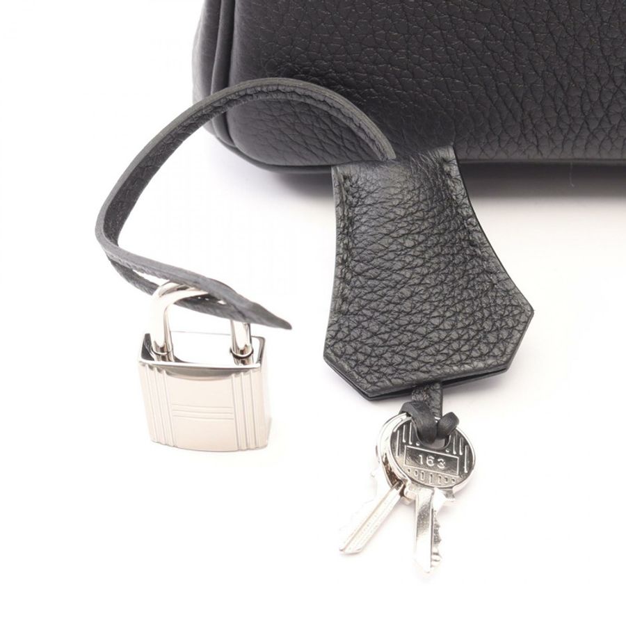 愛馬仕 Birkin 25 手提包 K 041344CK Togo 皮革黑色二手女士 SHW-4