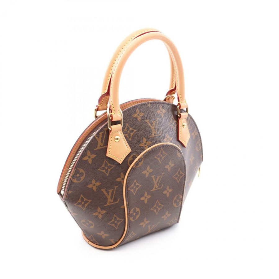 路易威登 Ellipse PM Monogram 2WAY 手提包 M46196 PVC塗層帆布皮革棕色二手女士-1