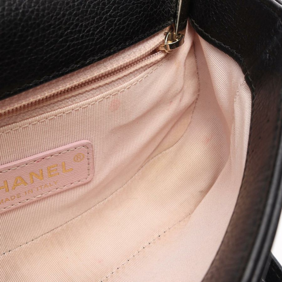 香奈兒 (CHANEL) Matelasse Mini 2WAY 單肩包,粒面小牛皮,黑色,二手,女士款-6