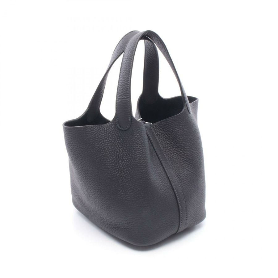 HERMES Picotin Lock PM 托特包 手提包 G Taurillon Clemence Caban 女士 SHW-1