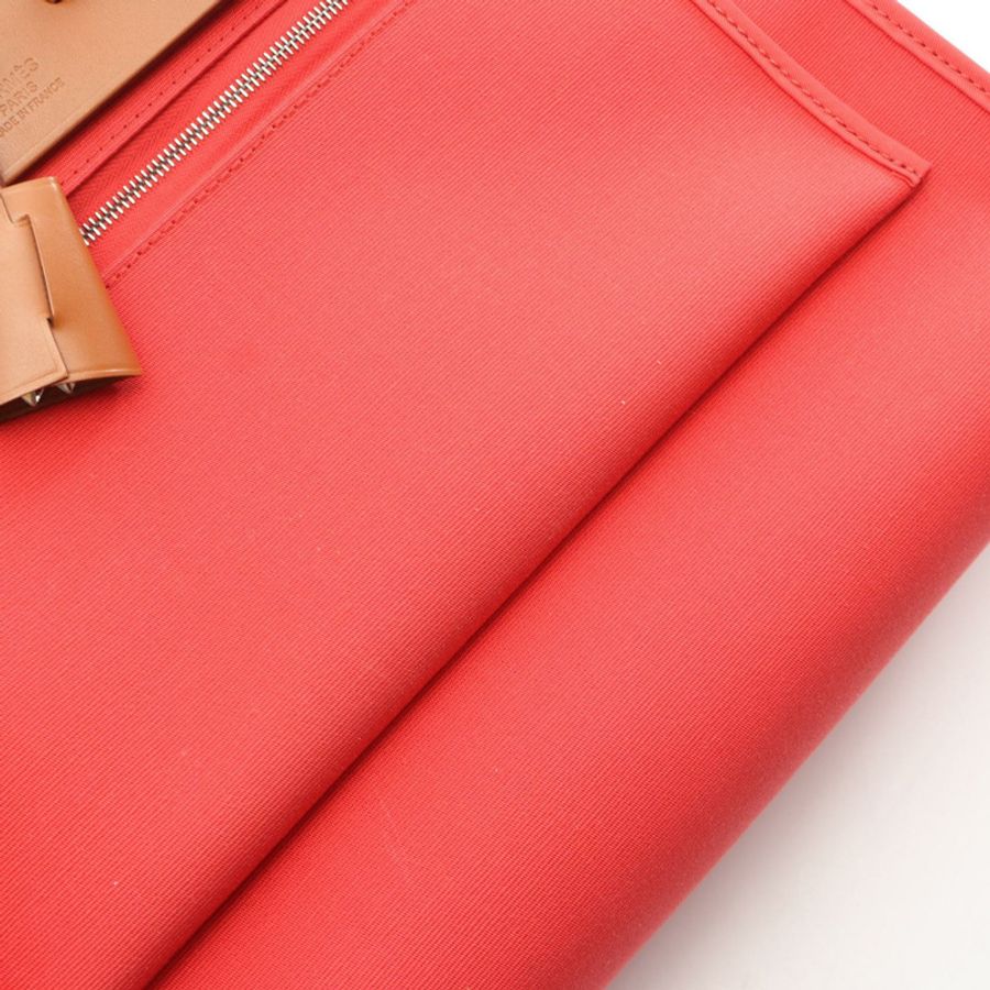 愛馬仕 Herbag Zip PM 單肩手提包 D Toile Officier 獵人玫瑰極致 SHW-6