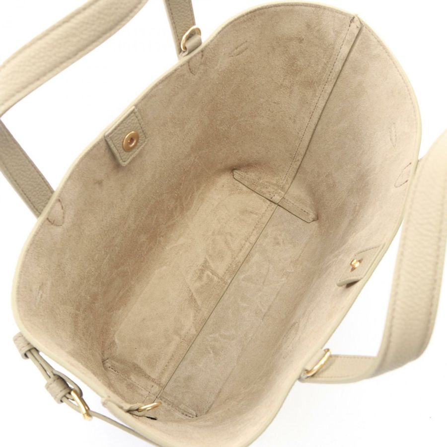 CELINE Mini Cabas Anais 2WAY 手提包 121743ENY18GT 皮革 米色 全新 女士-2
