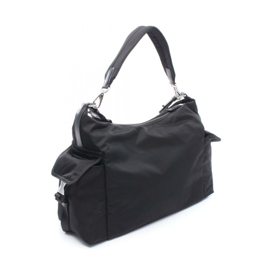 PRADA Explorer Re-Nylon 單肩包 2VH2042DW3F0002 Saffiano 皮革 黑色 全新-1