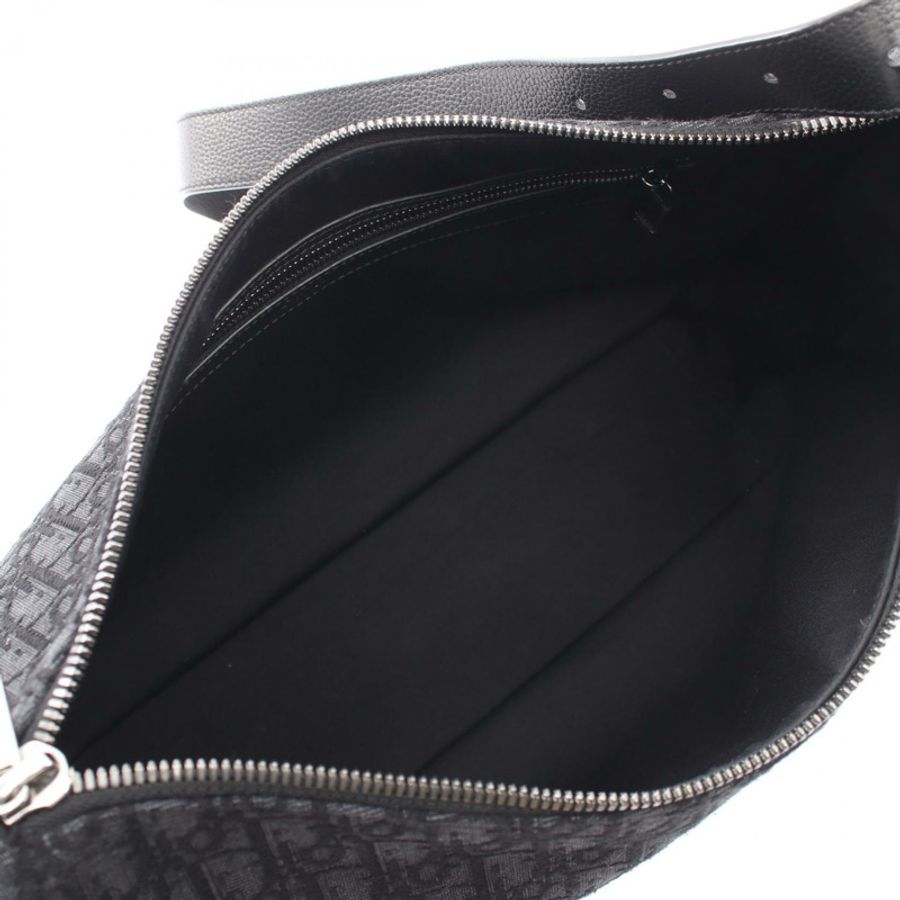 Christian Dior Slider Zip Hobo 大肩斜背包 1LEHO066YKY_H03E BK-2
