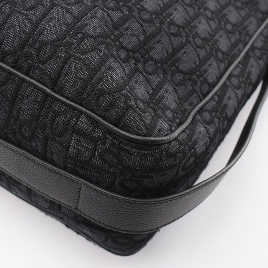 Christian Dior Slider Zip Hobo 大肩斜背包 1LEHO066YKY_H03E BK-4