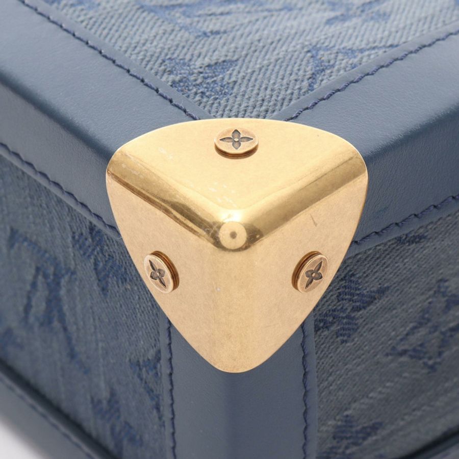 路易威登 Soft Trunk 肩背包 M44723 Monogram 牛仔布海軍藍 LV-6
