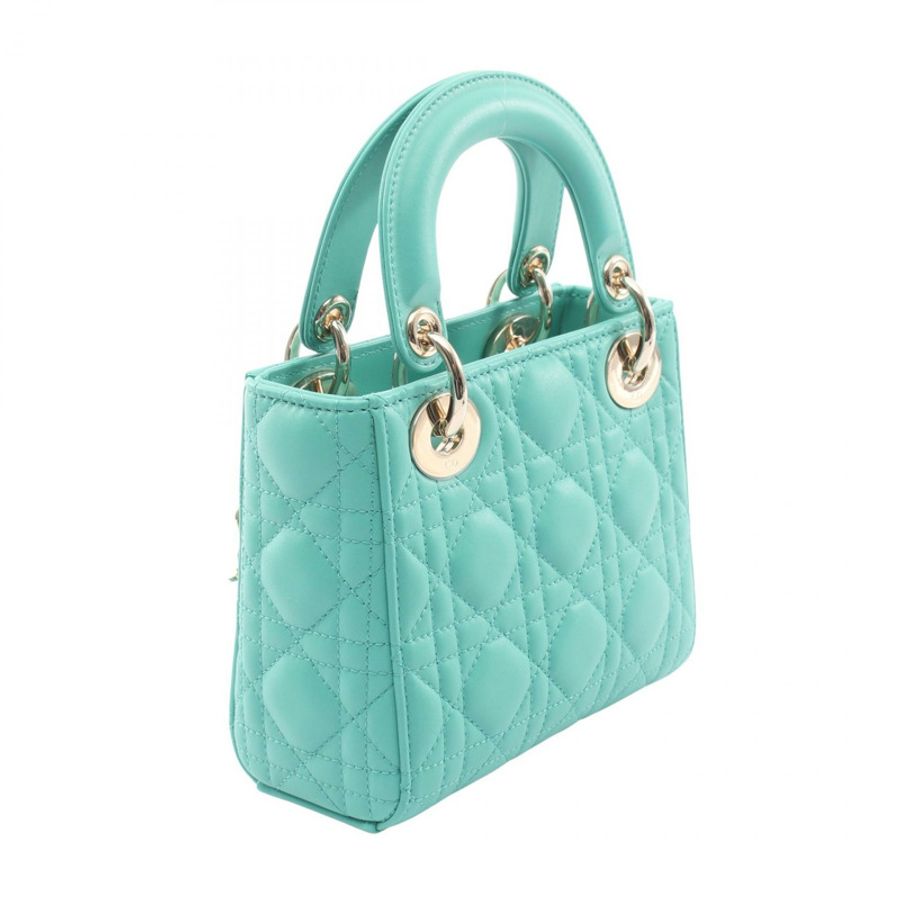 Christian Dior Lady Dior Mini Cannage 2WAY 手提包 M0505ONGEM83H 皮革 全新 CD-1