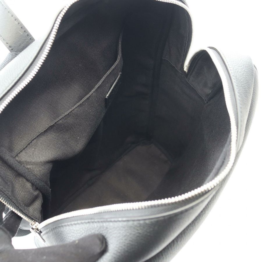 LOEWE 軍旅風 Anagram 雙肩包 B553J18X041100 黑色真皮男士新款-2